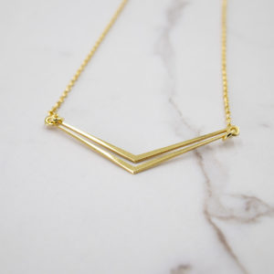 Colgante Oro Doble V