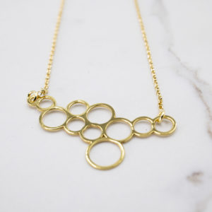 Colgante Oro Burbujas