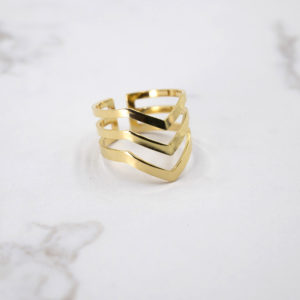 Anillo Oro Tres Flechas