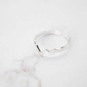 Anillo Plata Mini Rayo