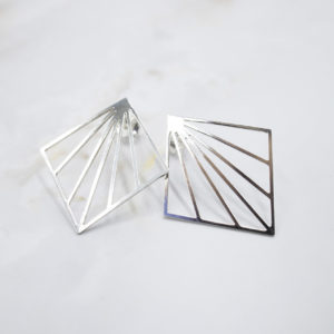 Pendientes Plata Rhombus