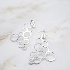 Pendientes Plata Burbujas