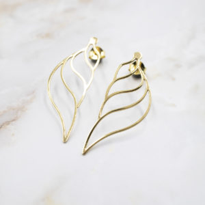 Pendientes Oro Crisálida