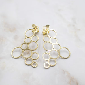 Pendientes Oro Burbujas