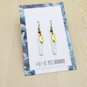 Pendientes Color Largos Rectángulos