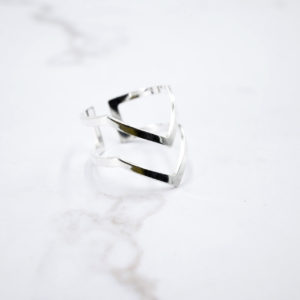 Anillos Plata Dos Flechas