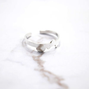 Anillo Plata Mini Burbujas