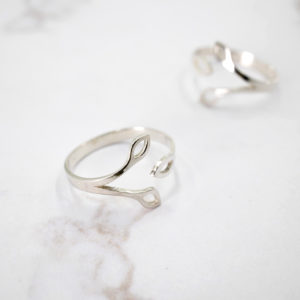 Anillo Plata Mini Vegetal