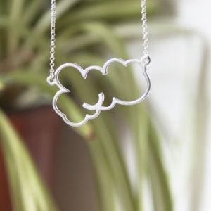 Colgante Plata Nube