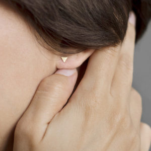 Pendientes Oro Mini Triángulo