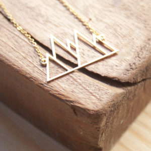 Colgante Oro Montaña