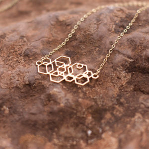 Colgante Oro Circuitos