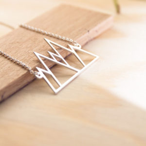 Colgante Plata Montaña