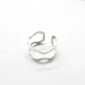 Anillo Plata Onda