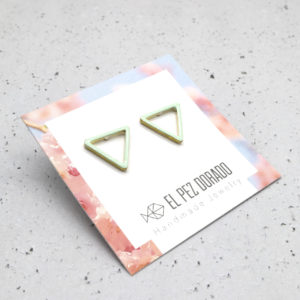 Pendientes Color Triángulo