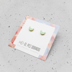 Pendientes Color Mini Media Luna