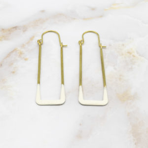 Pendientes Color Cuadrado Largo